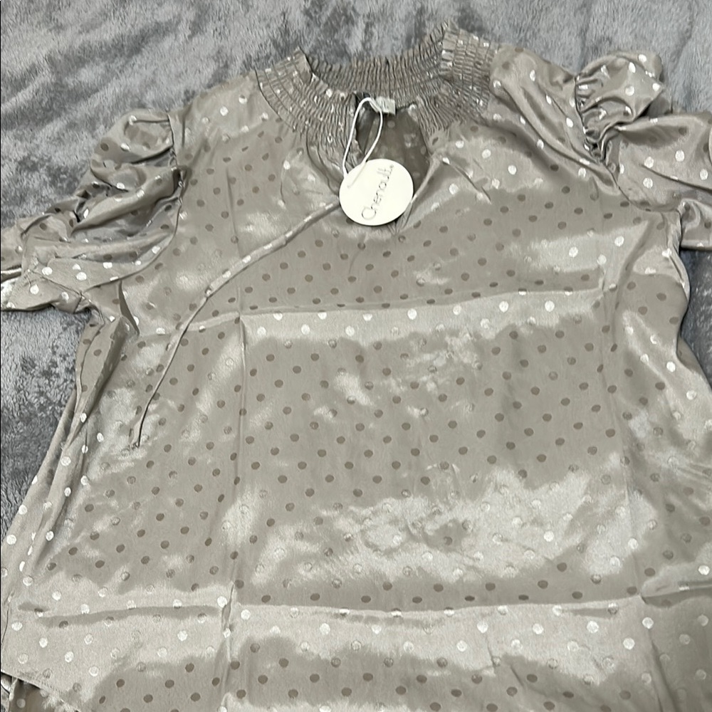 Chic Polka Dot Women's Top
